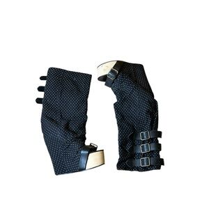 Irregular choice dead stock open toe slouch boots